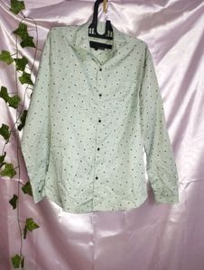 Green Floral Print Shirt
