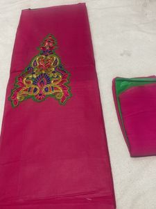 Front Pach Work Thread Soft Duppta Low Prize