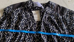Remanika Black Printed Lenzing Modal Top–Size Xs