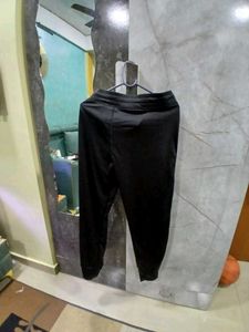 Black Patterned T-Shirtand Blac Trackpant