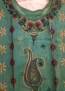 Kantha Work Kurta And Dupatta