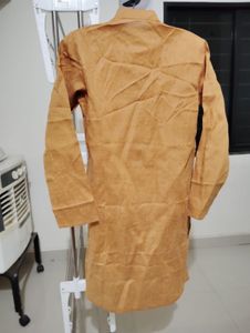 Men's Brown Cotton Kurta