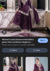 Purple Embroidered Kurta Set