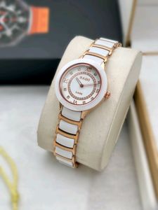 RADO CERAMIC LADIES WHITE WATCH @SALE