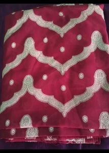 Red Saree