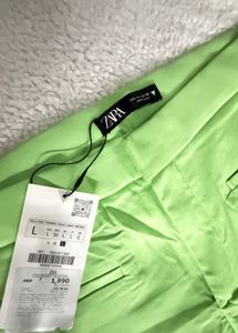 Zara Crop Flare Trouser Size L