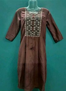 Mauve Colour Silk Top