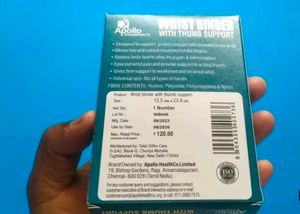 Apollo Pharmacy Wrist Binder With Thumb Support
