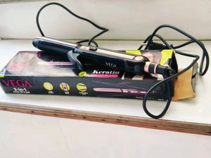 VEGA 3-in-1 Hair Styler - Straight, Curl And Crimp