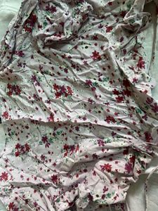 Floral Wrap Top