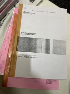 CFA Level 1 Institute Printed Books 2020-21