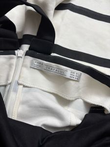 Zara Black N White Dress
