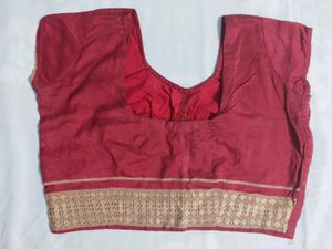 Maroon Readymade Blouse