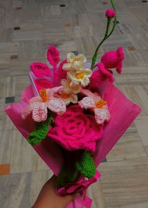 Crochet bouquet