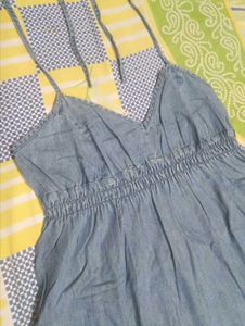 Denim Dress Top