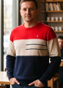 vintage Playboy Colorblock Sweater/pullover