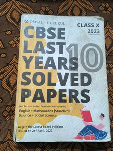CBSE Class X Solved Papers