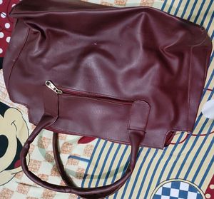 Girls Maroon Shoulder Bag