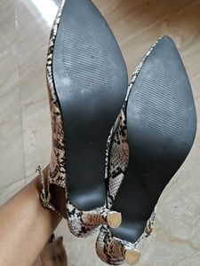 Snakeskin Heels
