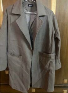 front side open  coat