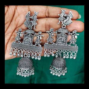 Silver Kalayanam Earrings
