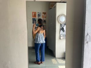 Floral Ruffle Tank Top