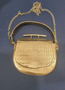 100% Original Zara Gold Bag