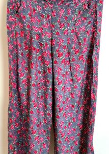 Floral Print Casual Palazzo