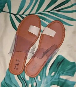 Stalk Trending Transparent Slipper