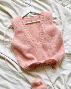 Handmade Knit Sweater Vest