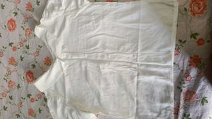 Elegant White Collared Top