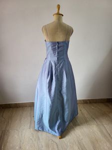 Elegant Blue Strapless Gown🦋🎀💝