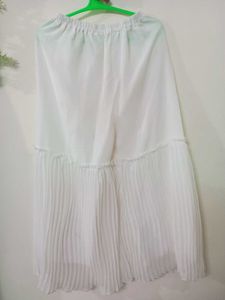 White Mirror Work Kurta Set