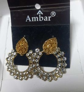 South Indian Gold Plated Earrings