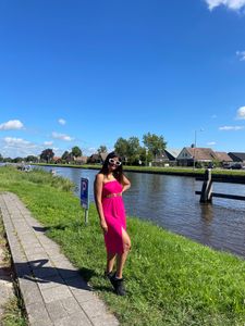 Pink Skirt/Dress For Size - S ,Without Belt.