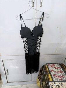 Fringe Trim Swimsuit