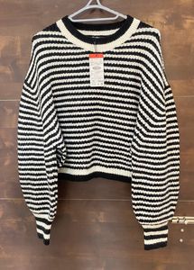 Zudio Striped Bomber Sweater Negotiable