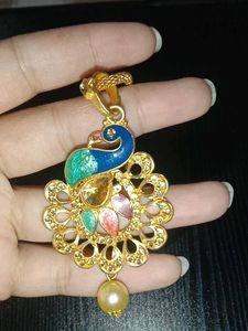 Peacock Necklace Set 🦚