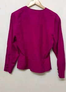 Trendy New Vintage Magenta Blazer
