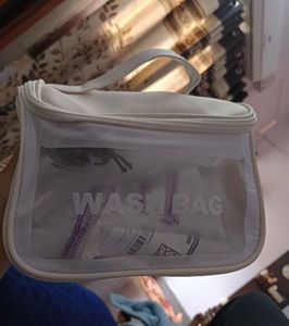 Clear Window Travel Wash Bag
