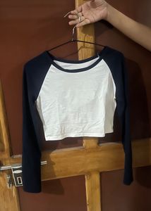 Blue And White Top