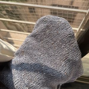 Gray V-Neck Sweater