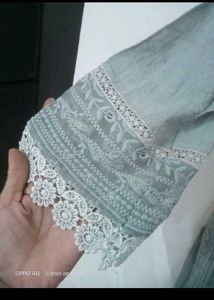 Partywear Pakistani Suit With Organza Dupatta