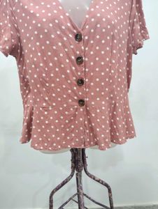 Retro Polka Dot Top