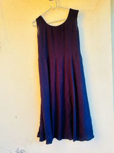 Blue Plain Dress 💙