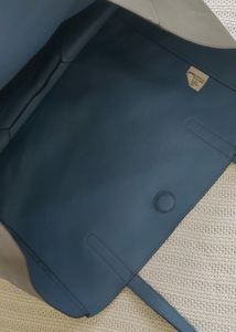 Gray Reversible Tote Bag