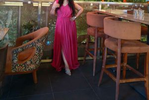 its pretty pink gown stylish