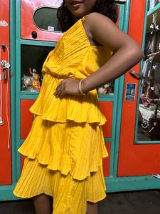 Yellow Short Dress