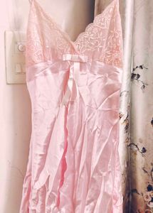 Pink Lace Nightgown