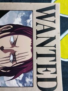 One Piece Shanks Wanted Poster